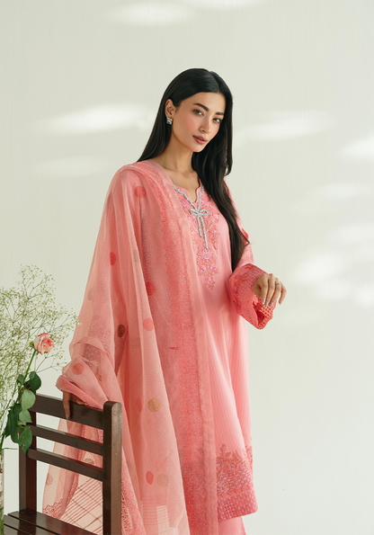 Zarqash | Whispers of Summer |BLUSHWIND - Casual Dress - available at Maria Faisal in UK and USA.