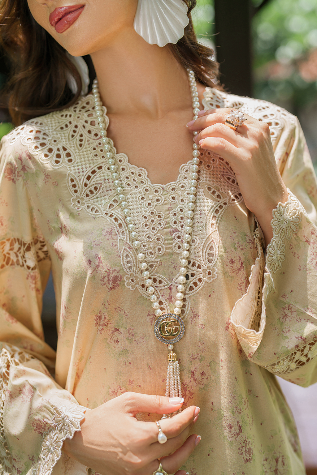 Iznik | lawn 26 | UE-497 - Dress - available at Maria Faisal in UK and USA.