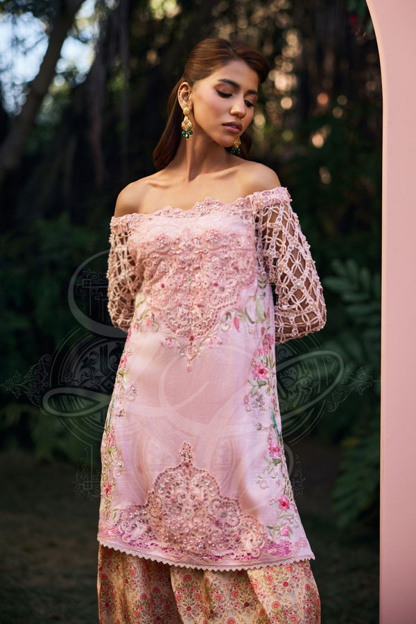 Layla Chatoor | Luxury Pret | Tiya - Luxury Dress - available at Maria Faisal in UK and USA.