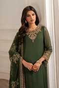 Iznik I Festive Formal I UE-416 Embroidered Chiffon - Ladies Clothes - Maria Faisal