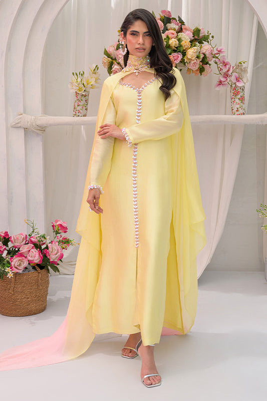 Chic Ophicial | The Maison Duo | Marshmallow - Luxury Dress - available at Maria Faisal in UK and USA.