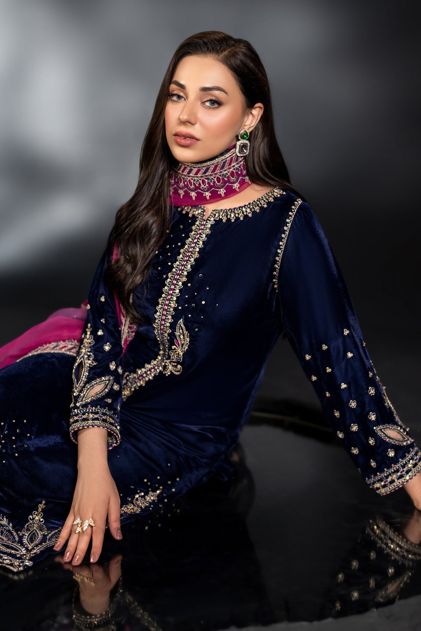 Naqshi | Makhmal 24 | IFRAH - Ladies Clothes - Maria Faisal