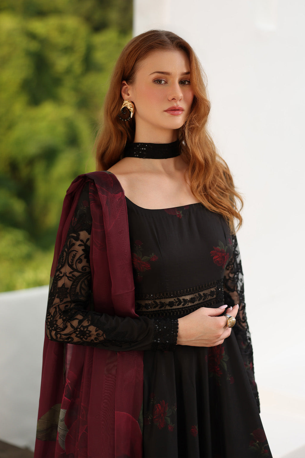 Iznik | lawn 26 | UE-486 - Dress - available at Maria Faisal in UK and USA.