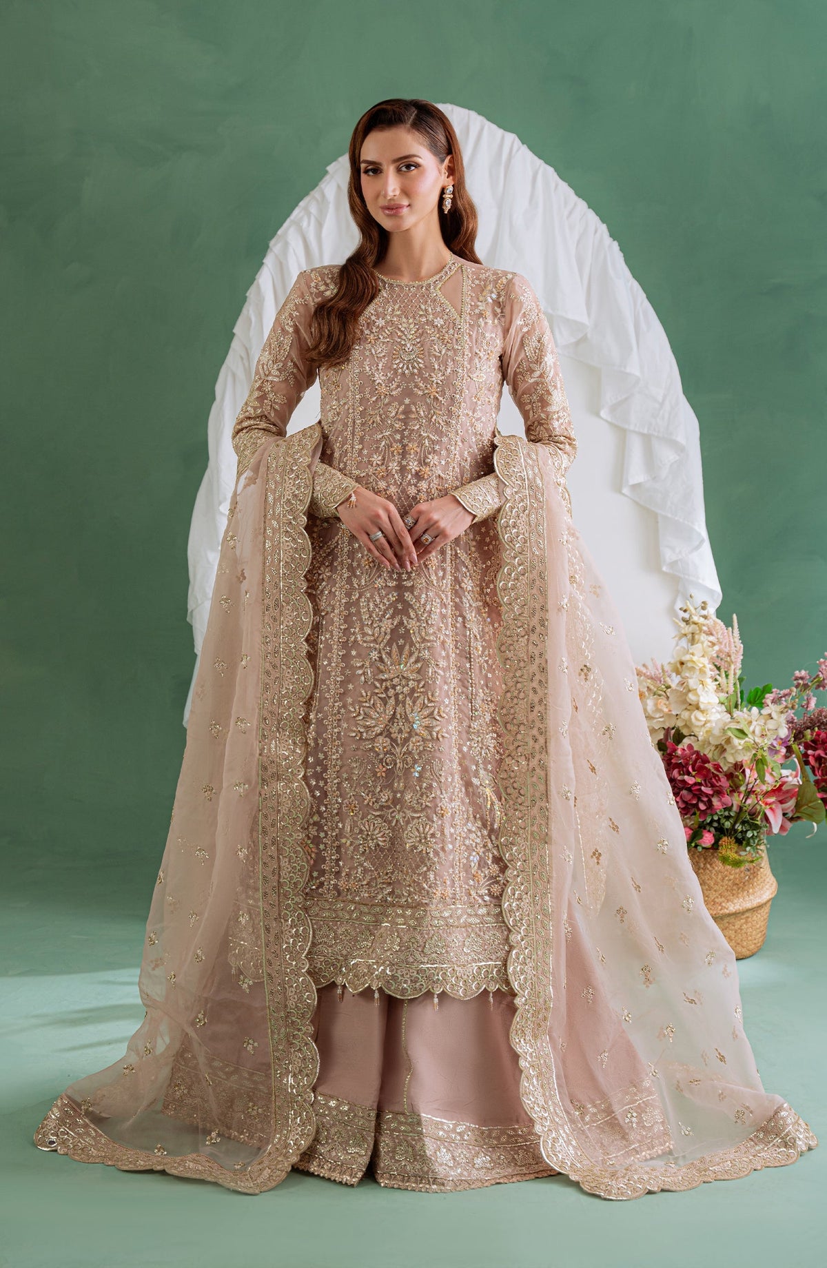 Eleshia | Zarin Wedding Formals 26 | Naqsh - Wedding Dress - available at Maria Faisal in UK and USA.