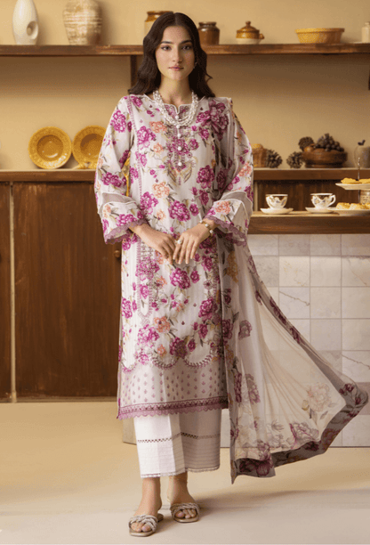 Humdum | Senora Lawn 25 | Senora - D10 by Maria Faisal - Registered Vendor of : Humdum - type : Ladies Clothes - 100% original wedding dresses