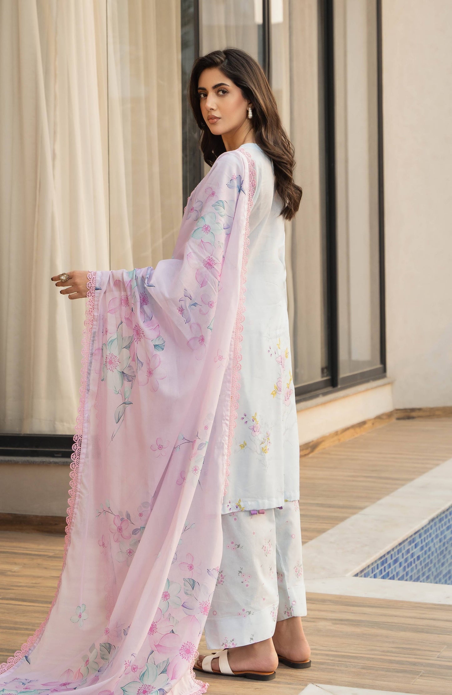 Alzohaib | Premium Prints 25 | AZP-25-15 by Maria Faisal - Registered Vendor of : Alzohaib - type : Ladies Clothes - 100% original wedding dresses