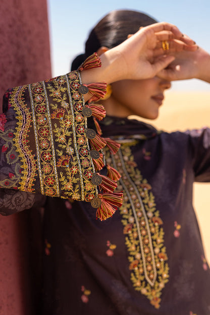 Cross Stitch | Eid Lawn 24 | GRAVEL - Designer Dress with Intricate embroidery and embellishments. Shop elegent wedding dress at Maria Faisal.