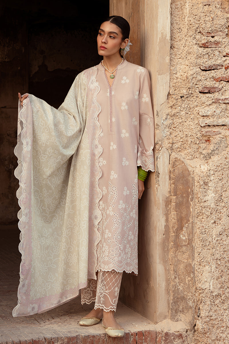 Cross Stitch | Premium Lawn 24 | SAGE FROST - Ladies Clothes - Maria Faisal