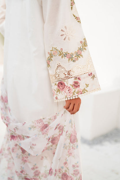 Baroque | Luxury Pret 24 | LAWN UF-665 - Designer Dress with Intricate embroidery and embellishments. Shop elegent wedding dress at Maria Faisal.