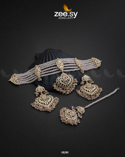 Hyderabadi Guluband Necklace - Necklace Sets 