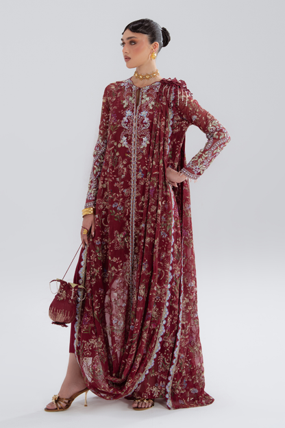 Soraya | Silk Edit 26 | Saaz - Formal Dress - available at Maria Faisal in UK and USA.