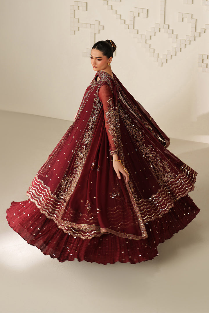 Iznik | Chinon Chiffon | UE-622 - Dress - available at Maria Faisal in UK and USA.