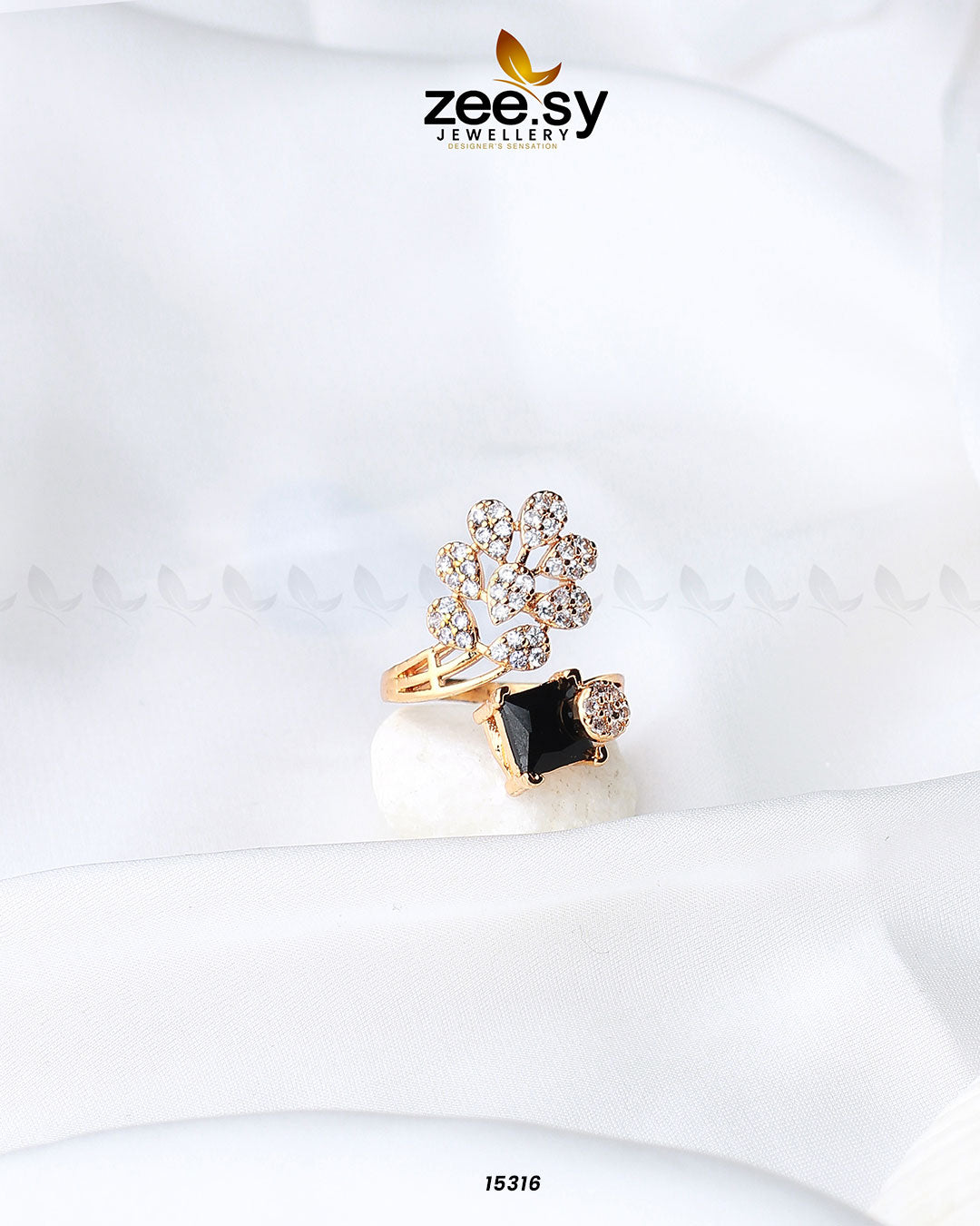 Delicate Leaf Ring - Rings 