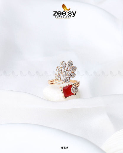 Delicate Leaf Ring - Rings 