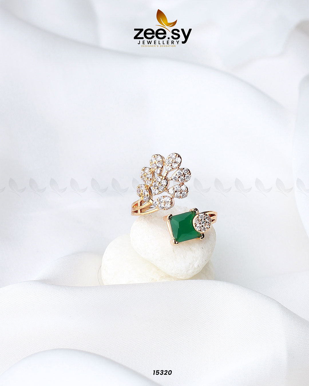 Delicate Leaf Ring - Rings 