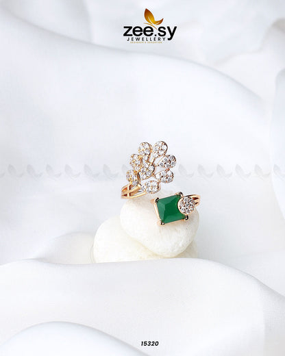Delicate Leaf Ring - Rings 