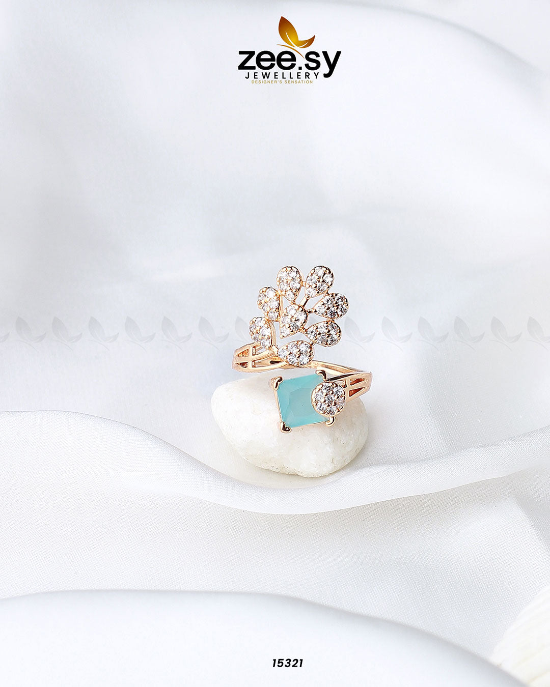 Delicate Leaf Ring - Rings 