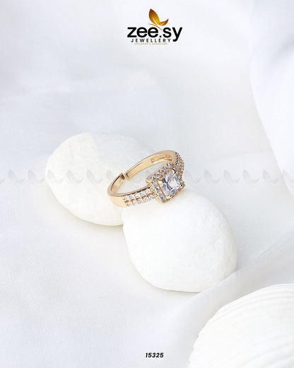 Lavish Zircon Ring - Rings 