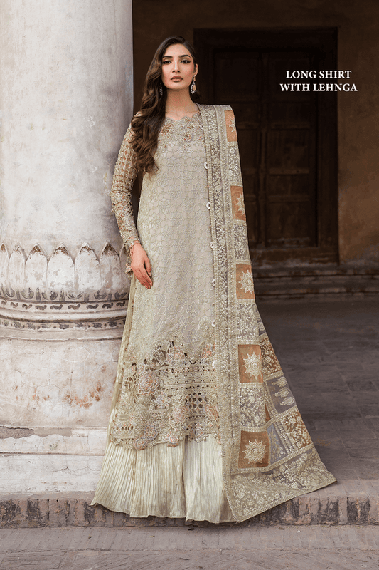 Iznik | Luxury Chiffon | ILC-02 by Maria Faisal - Registered Vendor of : Iznik - type : Ladies Clothes - 100% original wedding dresses
