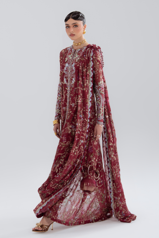 Soraya | Silk Edit 26 | Saaz - Formal Dress - available at Maria Faisal in UK and USA.
