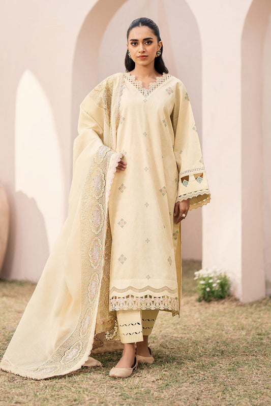 Baroque | Luxury Pret 24 | JACQUARD LAWN UF-612 - Designer Dress with Intricate embroidery and embellishments. Shop elegent wedding dress at Maria Faisal.
