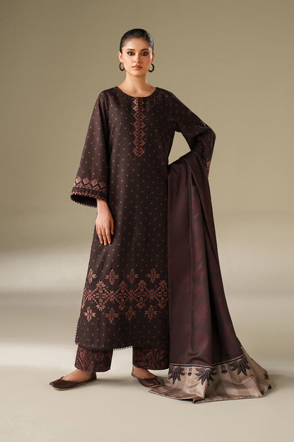 Iznik | Winter Chapter 25 | UE-559 Printed Khaddar - Casual Dress - available at Maria Faisal in UK and USA.
