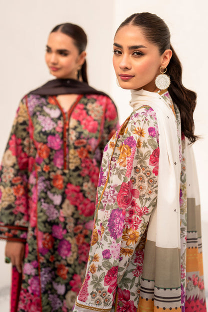 Baroque | Luxury Pret 24 | LAWN UF-666 - Designer Dress with Intricate embroidery and embellishments. Shop elegent wedding dress at Maria Faisal.