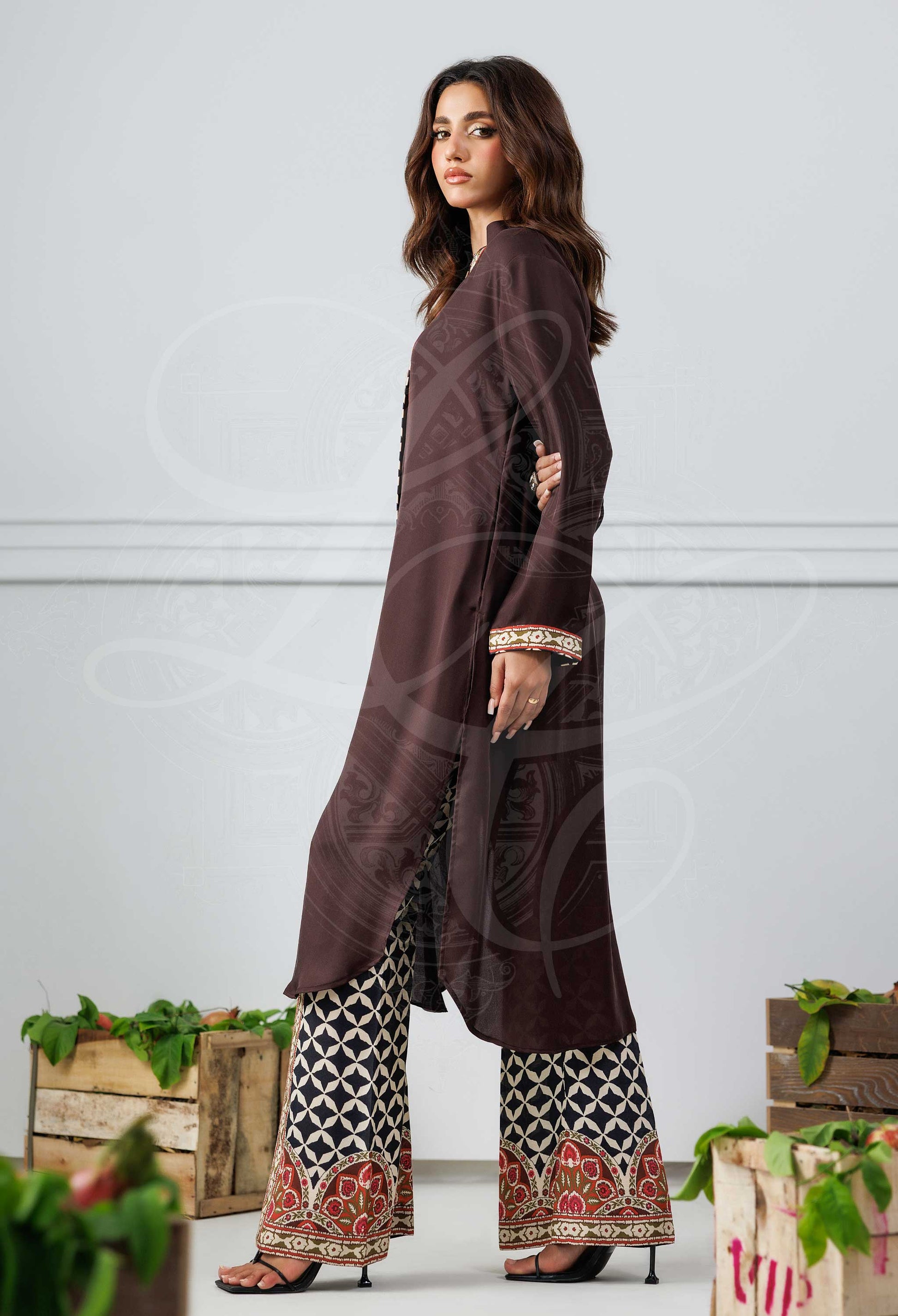 Layla Chatoor | Pret A Porter | LC-31 - Luxury Dress - available at Maria Faisal in UK and USA.