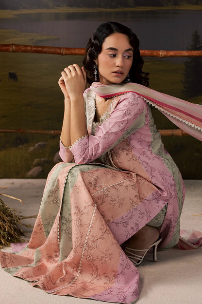 Vanya | Post Crds of July | SM-029 - Luxury Dress - available at Maria Faisal in UK and USA.