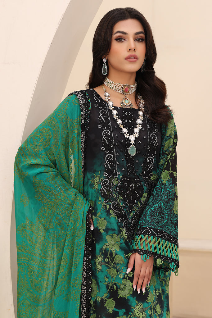 Charizma | Naranji Embroidered Lawn 24 | CN4-007 - Maria Faisal