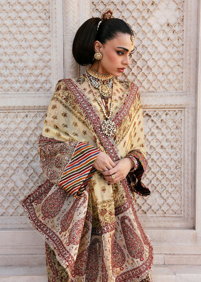 Hussain Rehar | Luxury Pret AW 25 | Marigale - Formal Dress - available at Maria Faisal in UK and USA.