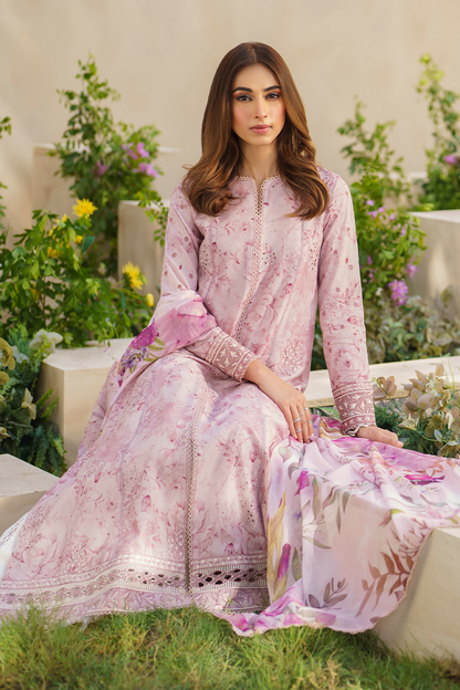 Iznik | Festive lawn 24 | SFL-06 - Designer Dress with Intricate embroidery and embellishments. Shop elegent wedding dress at Maria Faisal.