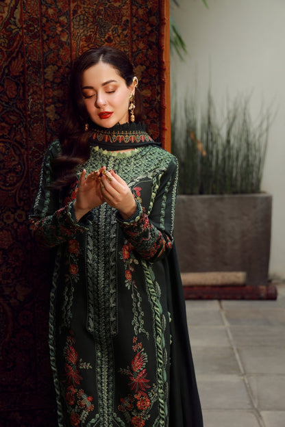 Maryam Hussain | Winter Shawl 25 | Almas - Formal Dress - available at Maria Faisal in UK and USA.