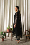 Neeshay | Ready to Wear Chiffon | RTW-CHFN-03 Black - Ladies Clothes - Maria Faisal
