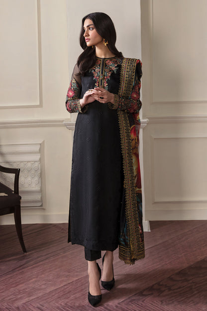 Baroque | Formals Collection | EMBROIDERED ORGANZA UF-290 - Formal Dress - available at Maria Faisal in UK and USA.