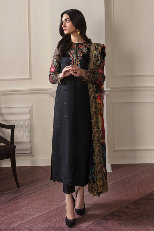 Baroque | Formals Collection | EMBROIDERED ORGANZA UF-290 - Formal Dress - available at Maria Faisal in UK and USA.