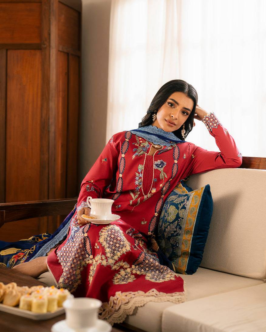 Roheenaz | Aashiyana Lawn | Ushna by Maria Faisal - Registered Vendor of : Roheenaz - type : Ladies Clothes - 100% original wedding dresses