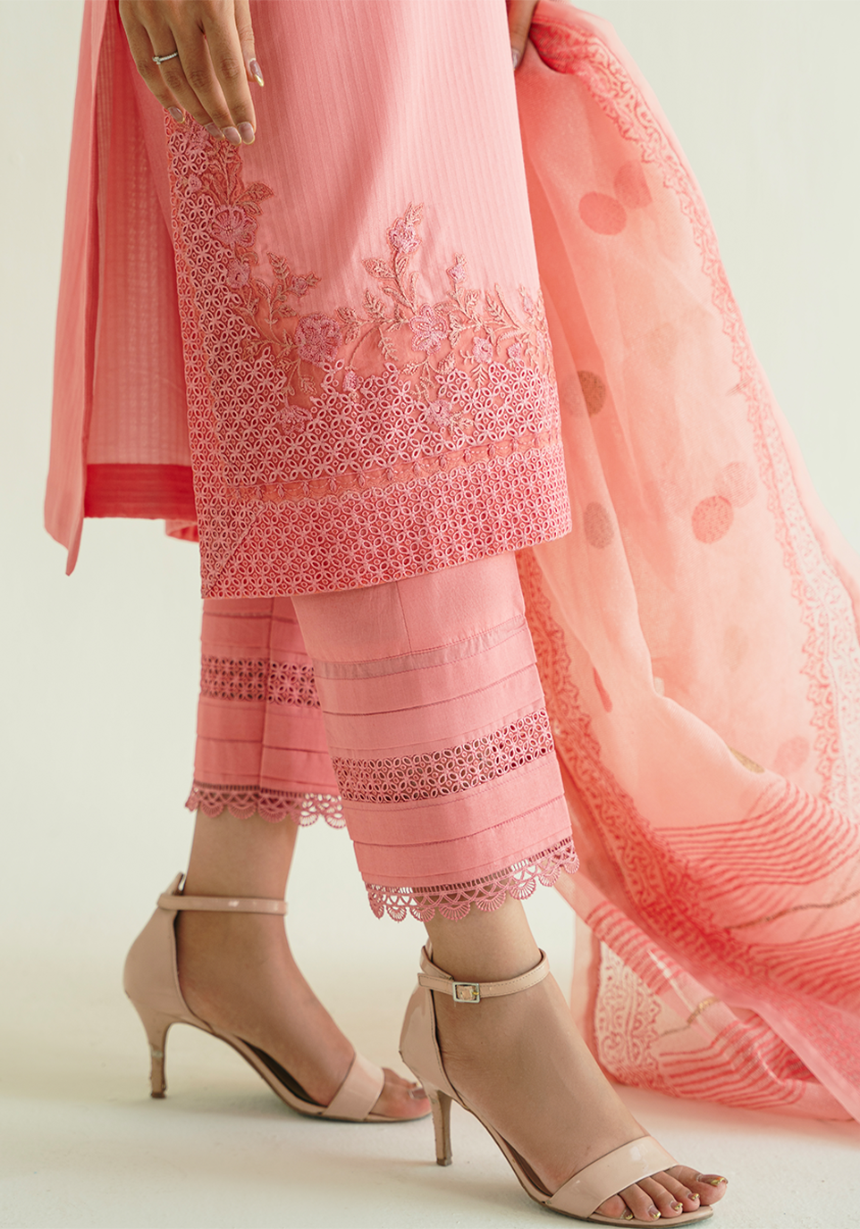 Zarqash | Whispers of Summer |BLUSHWIND - Casual Dress - available at Maria Faisal in UK and USA.