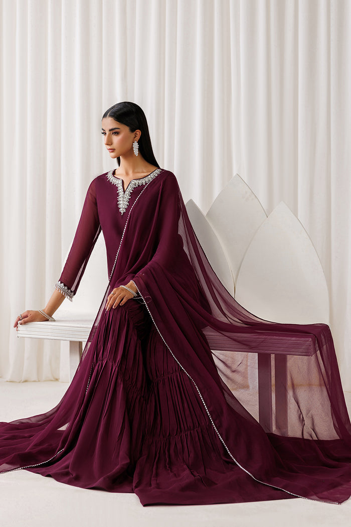 Baroque  | Luxury Pret 26 | EN-1292 - Luxury Dress - available at Maria Faisal in UK and USA.