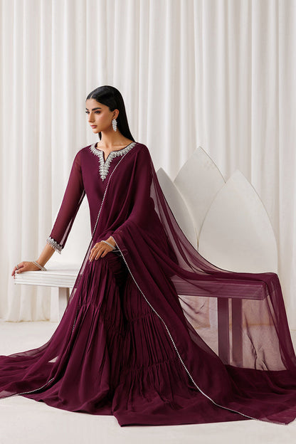 Baroque  | Luxury Pret 26 | EN-1292 - Luxury Dress - available at Maria Faisal in UK and USA.
