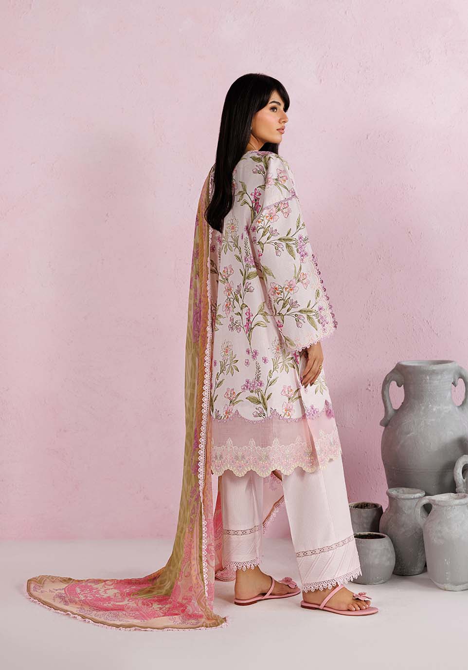 Zarqash | RimJhim The Moonsoon Edit 26 | AFSOON ZQ003 - Casual Dress - available at Maria Faisal in UK and USA.