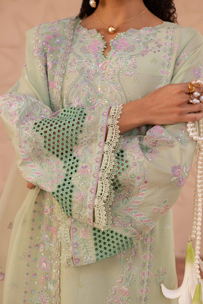 Batik | Ophelia Luxury Pret | Meeral Green by Maria Faisal - Registered Vendor of : Batik - type : Ladies Clothes - 100% original wedding dresses