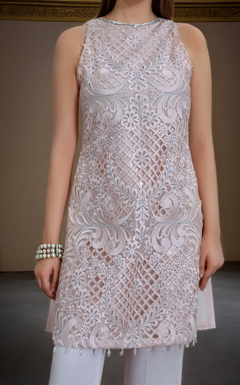 Threads and Motifs | Formal Dresses 25 | Organza Embroidered Shirt