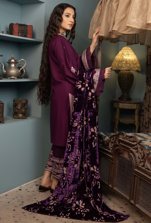 Humdum | Zouq 25 | D07 - Ladies Clothes - Maria Faisal