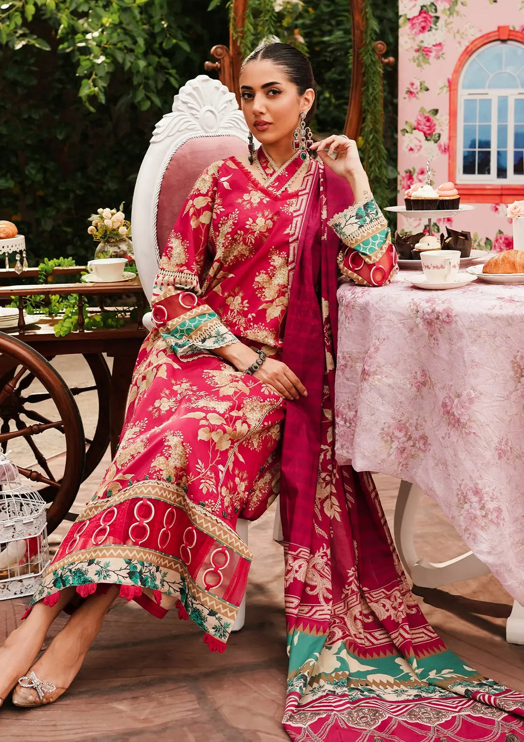 Elaf Premium | Printed Collection 24 | EEP-04A - Flores de Amor - Waniyas