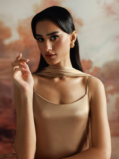 Caia | Basics 26 | Look 6 - Luxury Dress - available at Maria Faisal in UK and USA.