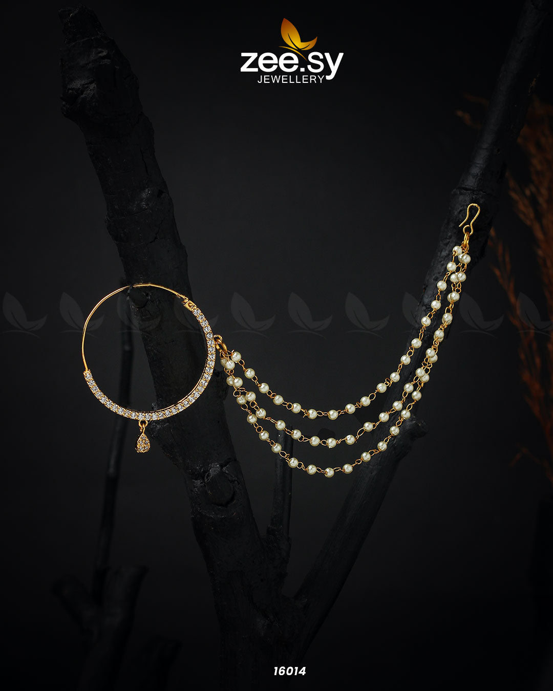Bride Zircan Nose Ring - Nose ring 