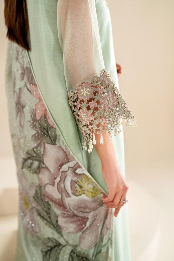 Baroque | Luxury Pret 24 | CHIFFON PR-920 - Designer Dress with Intricate embroidery and embellishments. Shop elegent wedding dress at Maria Faisal.