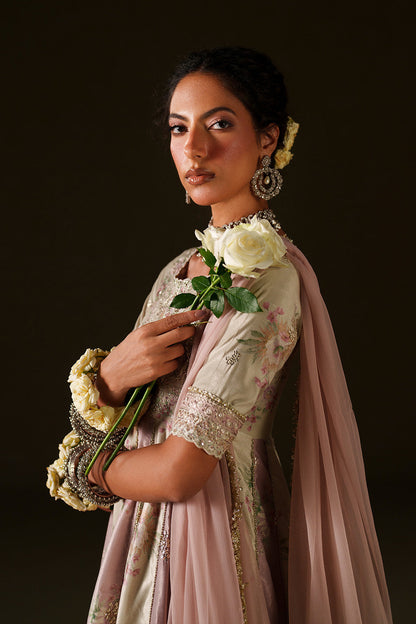 Iznik | Velvet 25 | IV-77 Embroidered Velvet - Formal Dress - available at Maria Faisal in UK and USA.