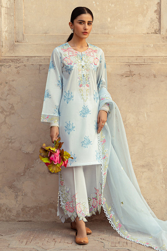 Cross Stitch | Premium Lawn 24 | DAWN MIST - Ladies Clothes - Maria Faisal